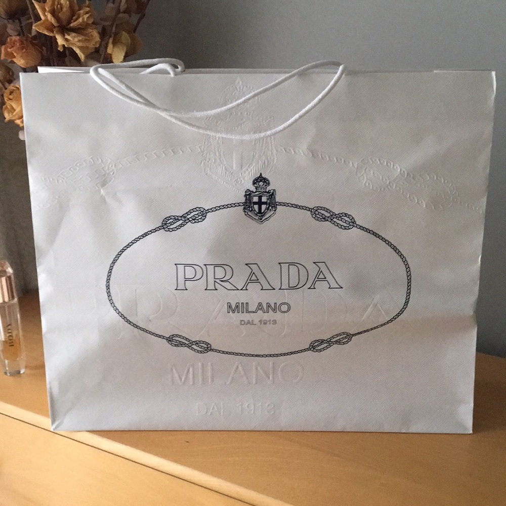 Prada Milano Paper Bag